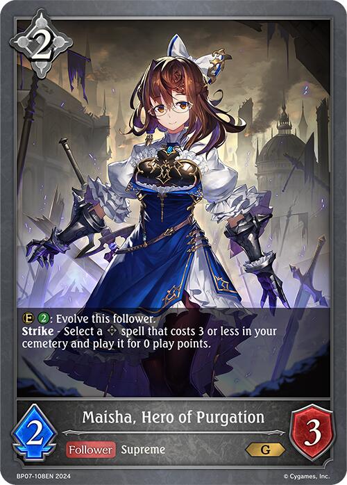 Maisha, Hero of Purgation (BP07-108EN) [Verdant Steel] - Bushiroad - Card Brawlers | Quebec | Canada |
