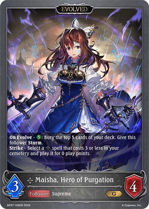 Maisha, Hero of Purgation (Evolved) (BP07-109EN) [Verdant Steel] - Bushiroad - Card Brawlers | Quebec | Canada |