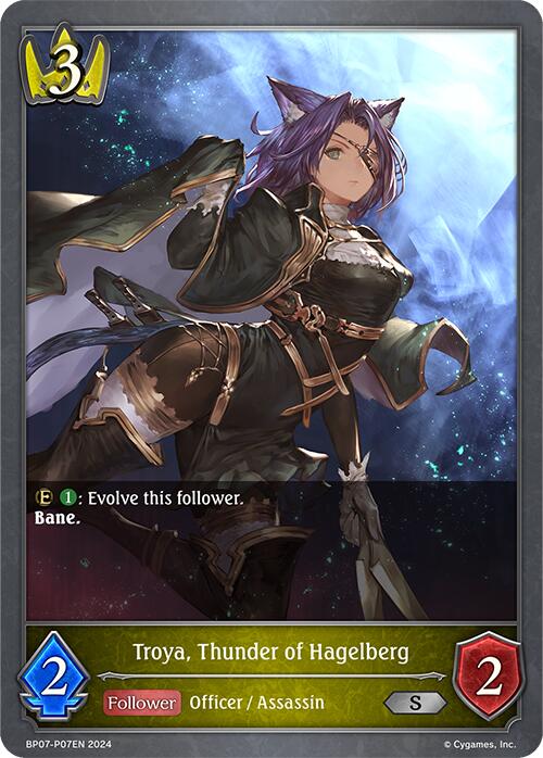 Troya, Thunder of Hagelberg - P07EN (Foil) (BP07-P07EN) [Verdant Steel] - Bushiroad - Card Brawlers | Quebec | Canada |