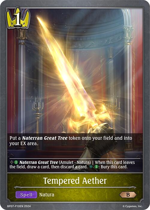 Tempered Aether - P10EN (Foil) (BP07-P10EN) [Verdant Steel] - Bushiroad - Card Brawlers | Quebec | Canada |