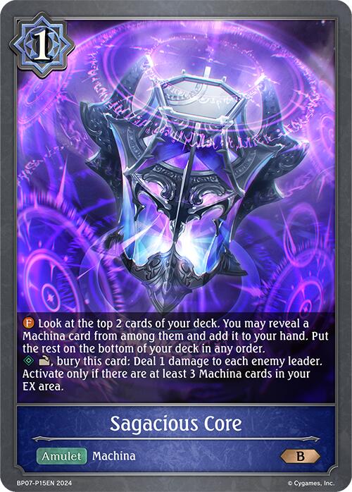 Sagacious Core - P15EN (Foil) (BP07-P15EN) [Verdant Steel] - Bushiroad - Card Brawlers | Quebec | Canada |