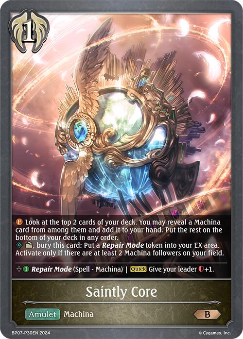 Saintly Core - P30EN (Foil) (BP07-P30EN) [Verdant Steel] - Bushiroad - Card Brawlers | Quebec | Canada |