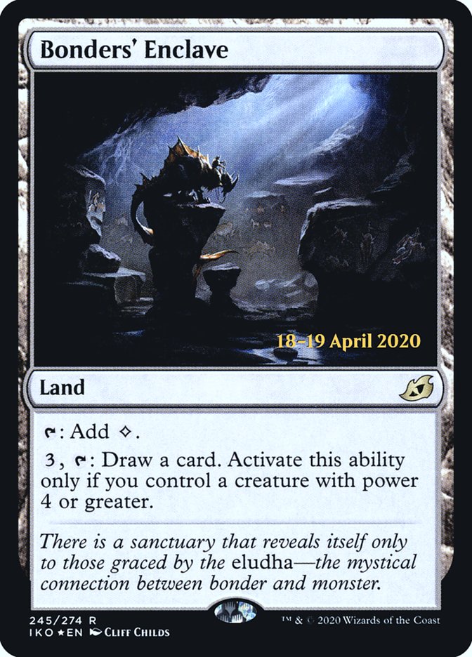 Bonders' Enclave [Ikoria: Lair of Behemoths Prerelease Promos] - Magic: The Gathering - Card Brawlers | Quebec | Canada |