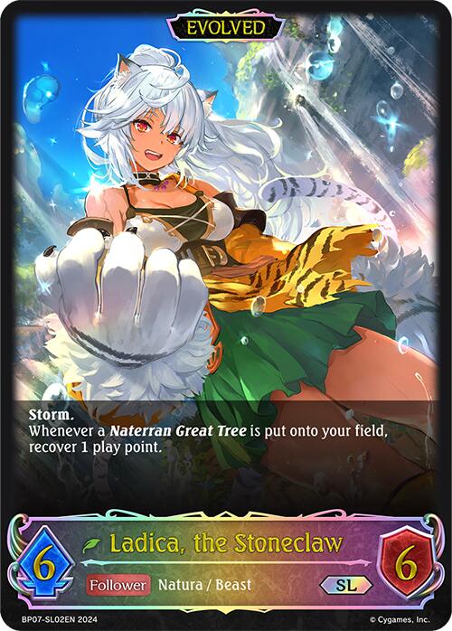 Ladica, the Stoneclaw (Evolved) (BP07-SL02EN) [Verdant Steel] - Bushiroad - Card Brawlers | Quebec | Canada |