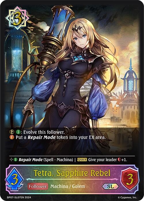 Tetra, Sapphire Rebel (BP07-SL07EN) [Verdant Steel] - Bushiroad - Card Brawlers | Quebec | Canada |