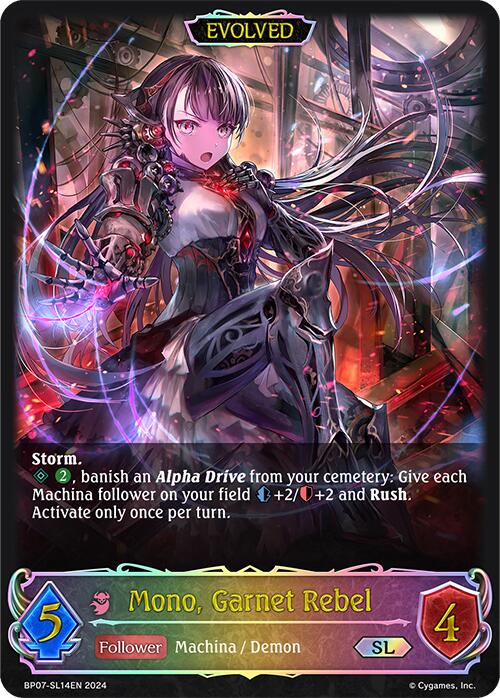 Mono, Garnet Rebel (Evolved) (BP07-SL14EN) [Verdant Steel] - Bushiroad - Card Brawlers | Quebec | Canada |