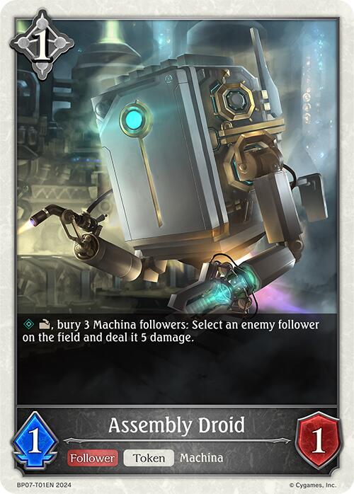 Assembly Droid (BP07-T01EN) [Verdant Steel] - Bushiroad - Card Brawlers | Quebec | Canada |