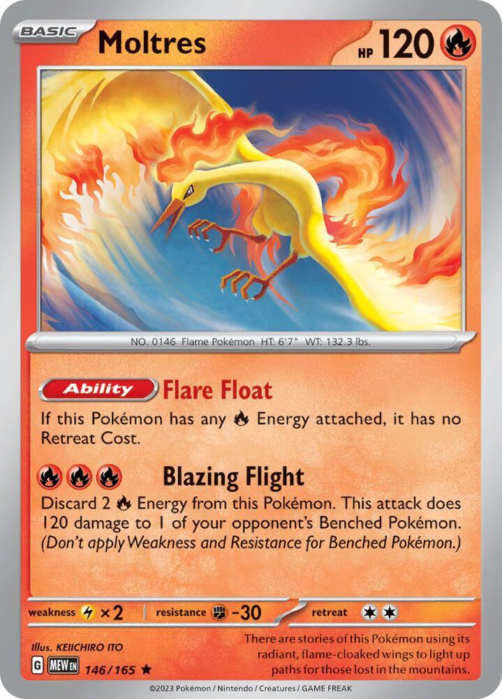 Moltres (146/165 - Deck Exclusives) [Scarlet & Violet 151] - Pokémon - Card Brawlers | Quebec | Canada |