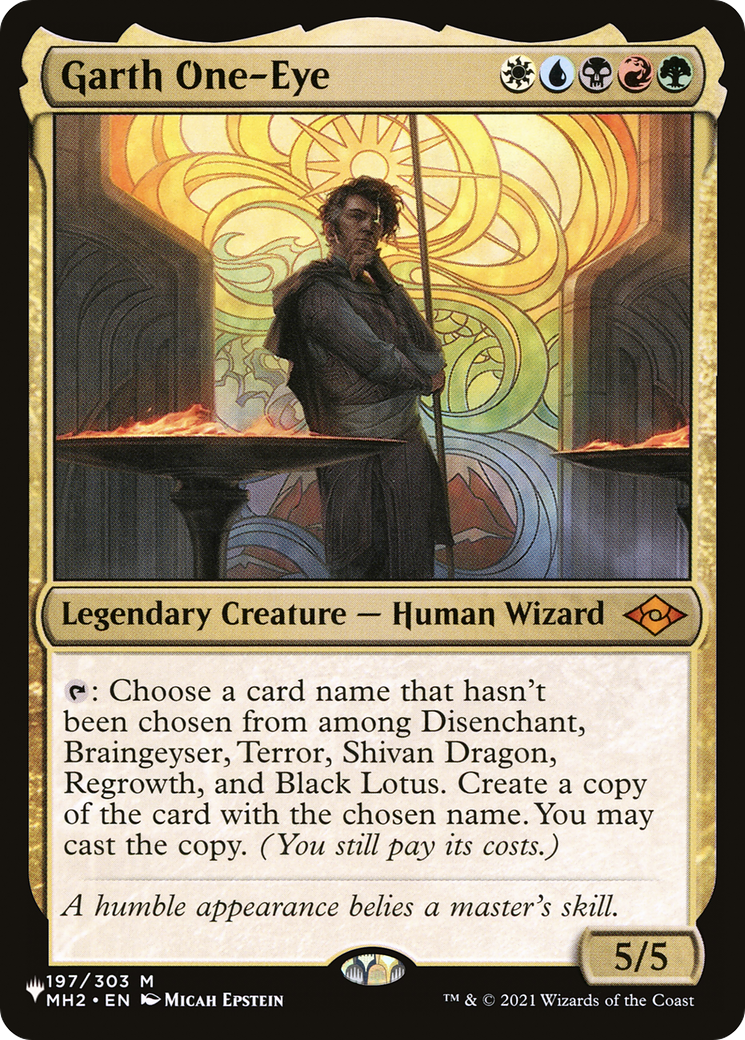 Garth One-Eye [The List] - Magic: The Gathering - Card Brawlers | Quebec | Canada |