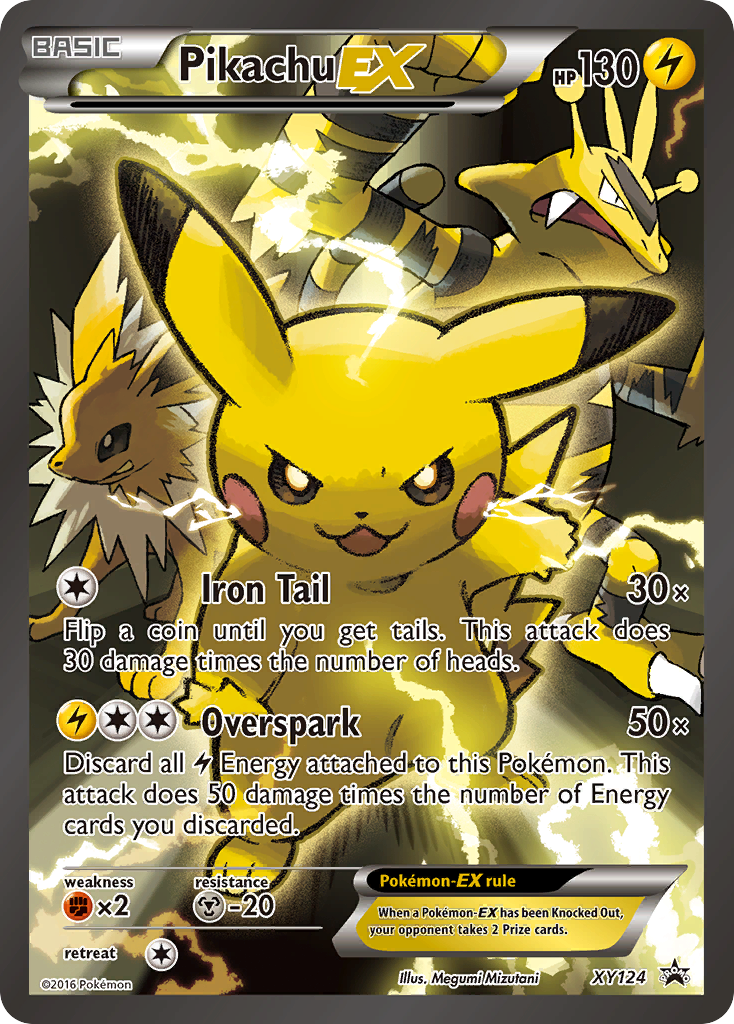 Pikachu EX (XY124) [XY: Black Star Promos] - Pokémon - Card Brawlers | Quebec | Canada |