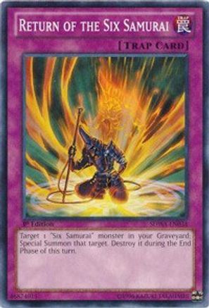 Return of the Six Samurai [SDWA-EN034] Common - Yu-Gi-Oh! - Card Brawlers | Quebec | Canada |
