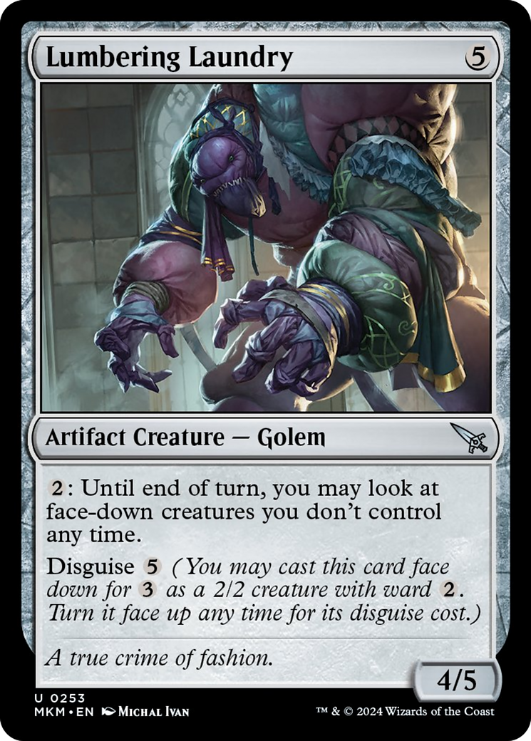 Lumbering Laundry [Murders at Karlov Manor] - Magic: The Gathering - Card Brawlers | Quebec | Canada |