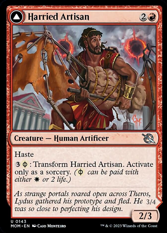 Harried Artisan // Phyrexian Skyflayer [March of the Machine] - Magic: The Gathering - Card Brawlers | Quebec | Canada |