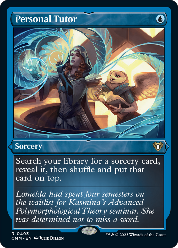 Personal Tutor (Foil Etched) [Commander Masters] - Magic: The Gathering - Card Brawlers | Quebec | Canada |