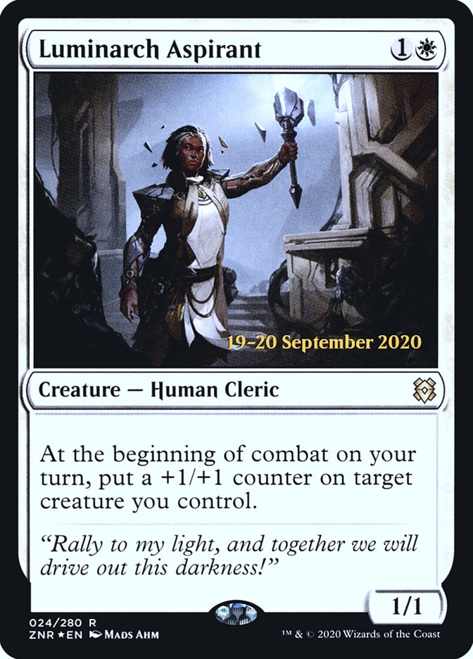 Luminarch Aspirant [Zendikar Rising Prerelease Promos] - Magic: The Gathering - Card Brawlers | Quebec | Canada |