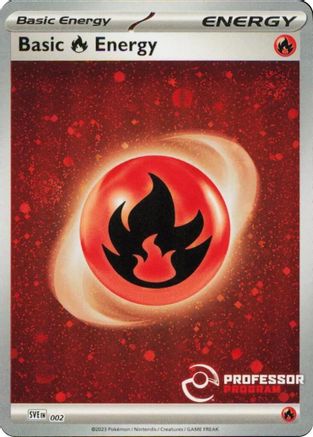 Fire Energy (2023) (002) - Holofoil [Professor Program Promos]