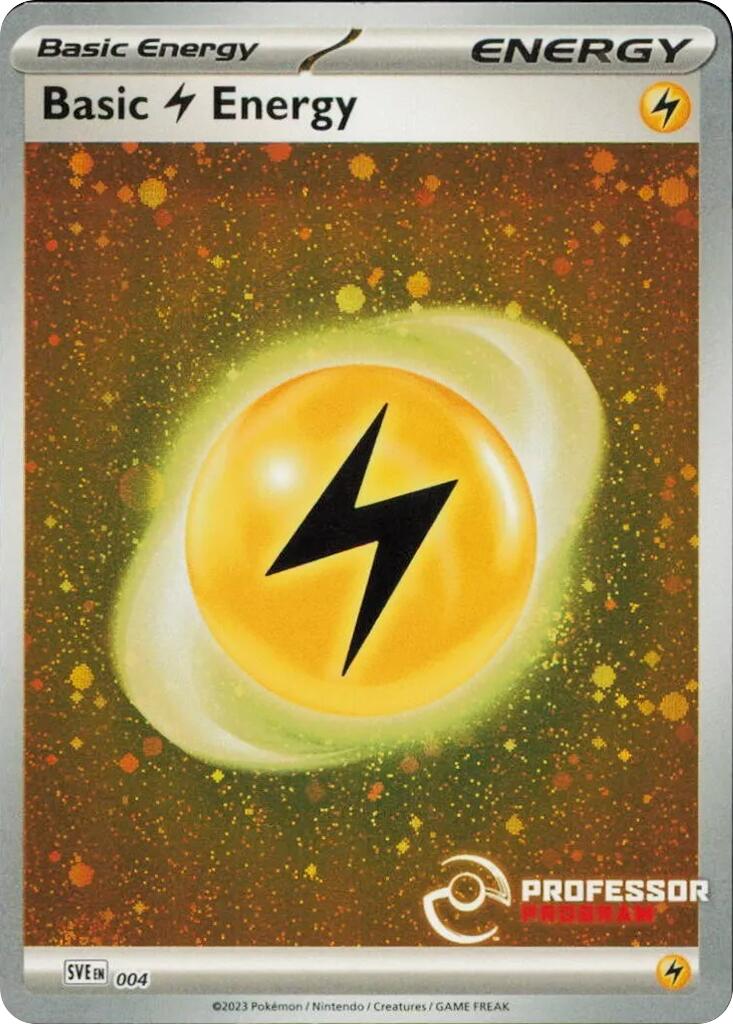 Lightning Energy (004) (2023) [Professor Program Promos] - Pokémon - Card Brawlers | Quebec | Canada |