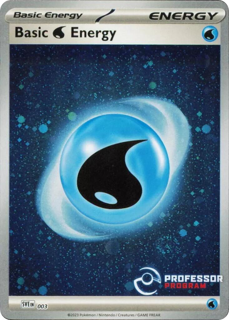 Water Energy (003) (2023) [Professor Program Promos] - Pokémon - Card Brawlers | Quebec | Canada |