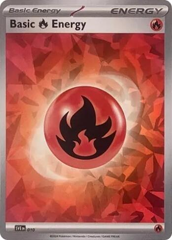 Basic Fire Energy (010) (Cracked Ice Holo) [Scarlet & Violet: Stellar Crown] - Pokémon - Card Brawlers | Quebec | Canada |