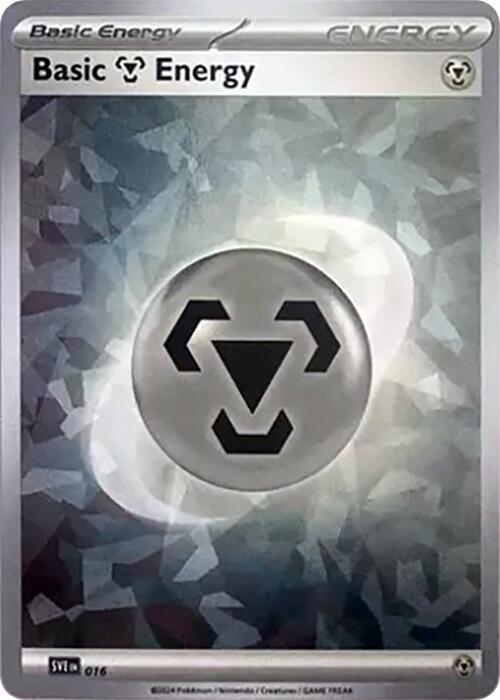 Basic Metal Energy (016) (Cracked Ice Holo) [Scarlet & Violet: Stellar Crown] - Pokémon - Card Brawlers | Quebec | Canada |