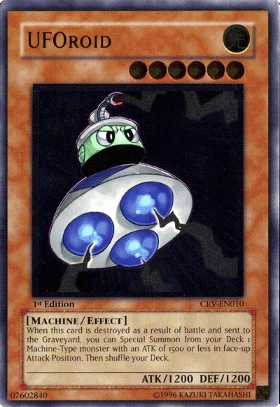 UFOroid [CRV-EN010] Ultimate Rare - Yu-Gi-Oh! - Card Brawlers | Quebec | Canada |