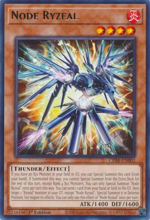 Node Ryzeal [CRBR-EN002] Rare - Yu-Gi-Oh! - Card Brawlers | Quebec | Canada |