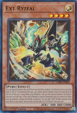 Ext Ryzeal [CRBR-EN004] Ultra Rare - Yu-Gi-Oh! - Card Brawlers | Quebec | Canada |