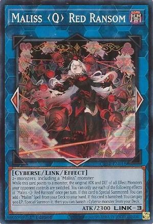 Maliss Q Red Ransom [CRBR-EN018] Super Rare - Yu-Gi-Oh! - Card Brawlers | Quebec | Canada |