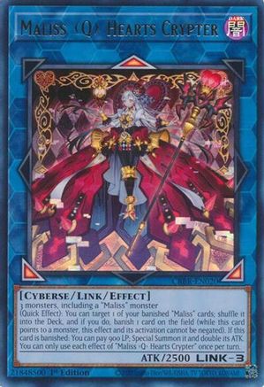 Maliss Q Hearts Crypter [CRBR-EN020] Ultra Rare - Yu-Gi-Oh! - Card Brawlers | Quebec | Canada |