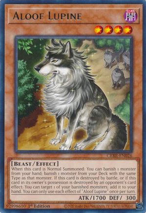 Aloof Lupine [CRBR-EN026] Rare - Yu-Gi-Oh! - Card Brawlers | Quebec | Canada |