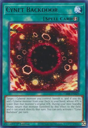 Cynet Backdoor [CRBR-EN029] Rare - Yu-Gi-Oh! - Card Brawlers | Quebec | Canada |