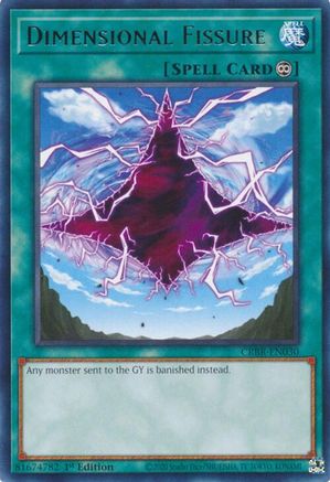 Dimensional Fissure [CRBR-EN030] Rare - Yu-Gi-Oh! - Card Brawlers | Quebec | Canada |