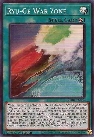Ryu-Ge War Zone [CRBR-EN036] Super Rare - Yu-Gi-Oh! - Card Brawlers | Quebec | Canada |