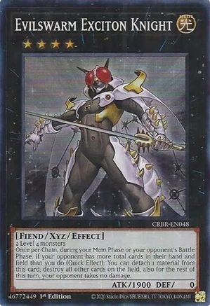 Evilswarm Exciton Knight (SR) [CRBR-EN048] Super Rare - Yu-Gi-Oh! - Card Brawlers | Quebec | Canada |