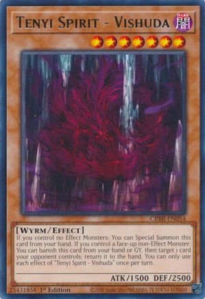 Tenyi Spirit - Vishuda [CRBR-EN054] Rare - Yu-Gi-Oh! - Card Brawlers | Quebec | Canada |