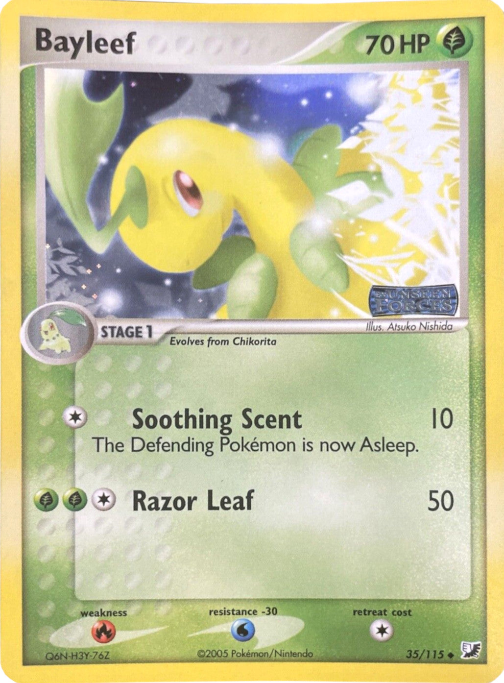 Bayleef (35/115) (Stamped) [EX: Unseen Forces] - Pokémon - Card Brawlers | Quebec | Canada |