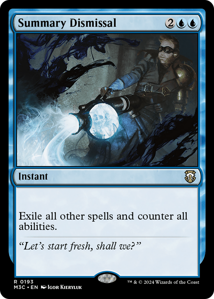 Summary Dismissal (Ripple Foil) [Modern Horizons 3 Commander] - Magic: The Gathering - Card Brawlers | Quebec | Canada |