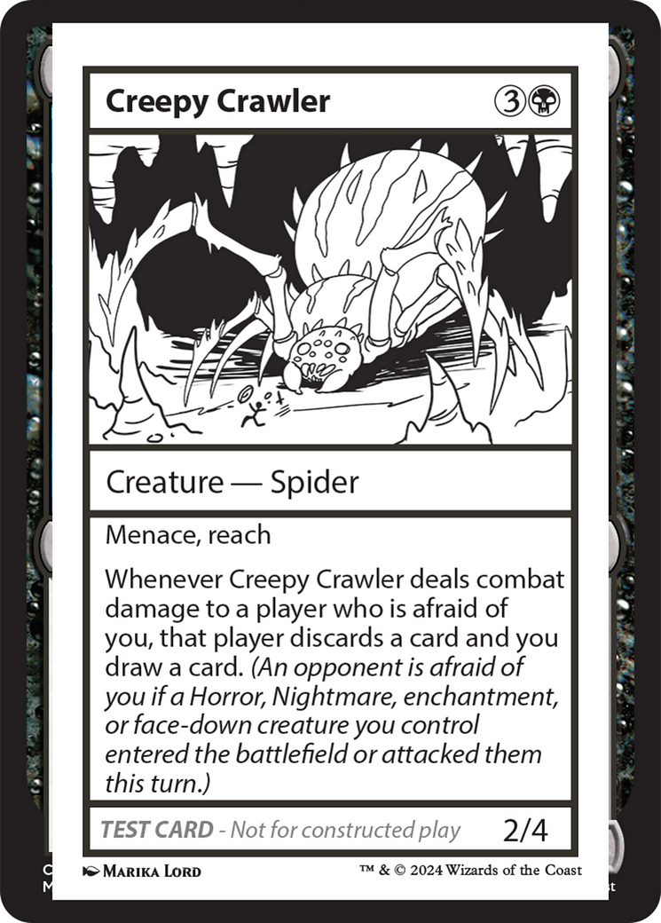 Creepy Crawler [Mystery Booster 2 Playtest Cards] - Magic: The Gathering - Card Brawlers | Quebec | Canada |