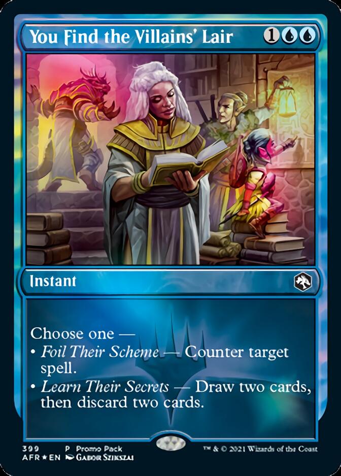 You Find the Villains' Lair (Promo Pack) [Dungeons & Dragons: Adventures in the Forgotten Realms] - Magic: The Gathering - Card Brawlers | Quebec | Canada |
