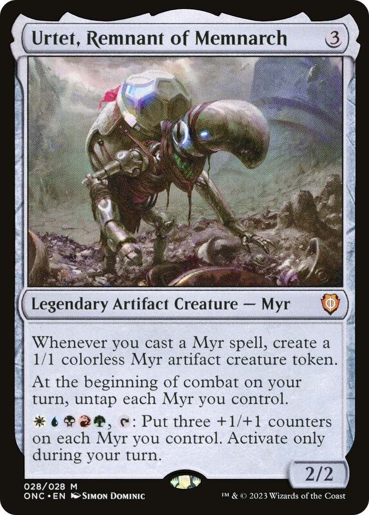 Urtet, Remnant of Memnarch [Phyrexia: All Will Be One Commander] - Magic: The Gathering - Card Brawlers | Quebec | Canada |