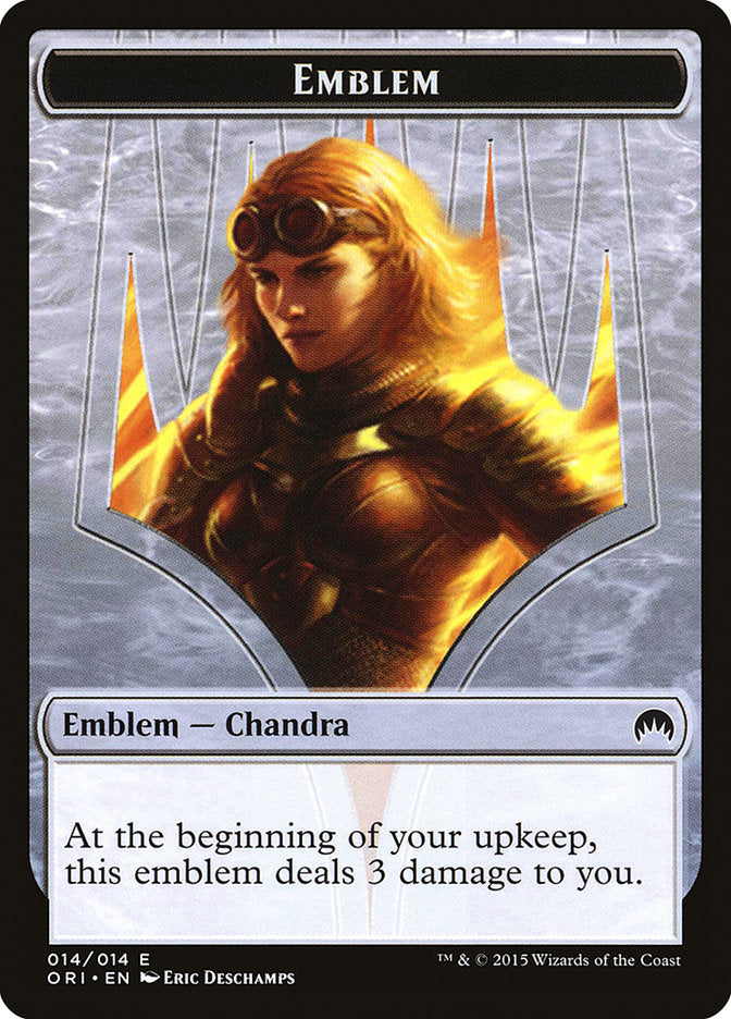 Chandra, Roaring Flame Emblem [Magic Origins Tokens] - Magic: The Gathering - Card Brawlers | Quebec | Canada |