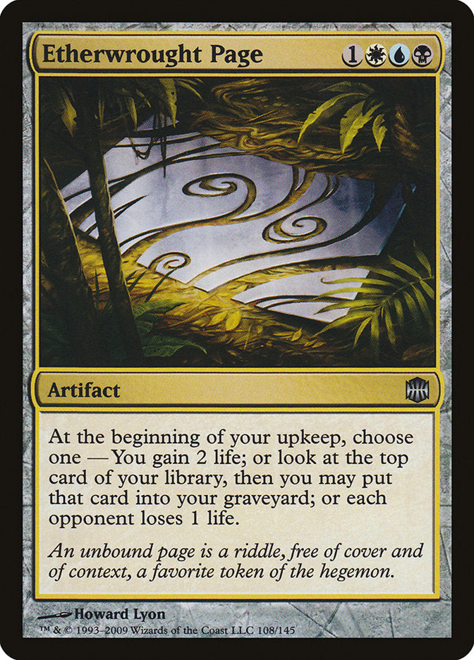 Etherwrought Page [Alara Reborn] - Magic: The Gathering - Card Brawlers | Quebec | Canada |