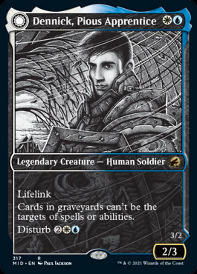 Dennick, Pious Apprentice // Dennick, Pious Apparition (Showcase Eternal Night) [Innistrad: Midnight Hunt] - Magic: The Gathering - Card Brawlers | Quebec | Canada |