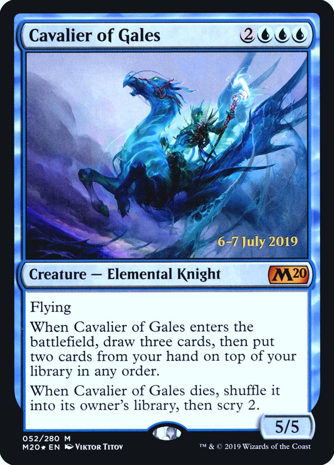 Cavalier of Gales [Core Set 2020 Prerelease Promos] - Magic: The Gathering - Card Brawlers | Quebec | Canada |