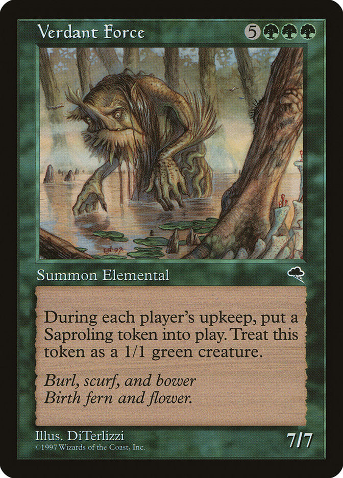 Verdant Force [Tempest] - Magic: The Gathering - Card Brawlers | Quebec | Canada |