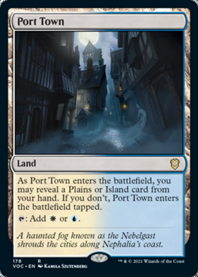 Port Town [Innistrad: Crimson Vow Commander] - Magic: The Gathering - Card Brawlers | Quebec | Canada |