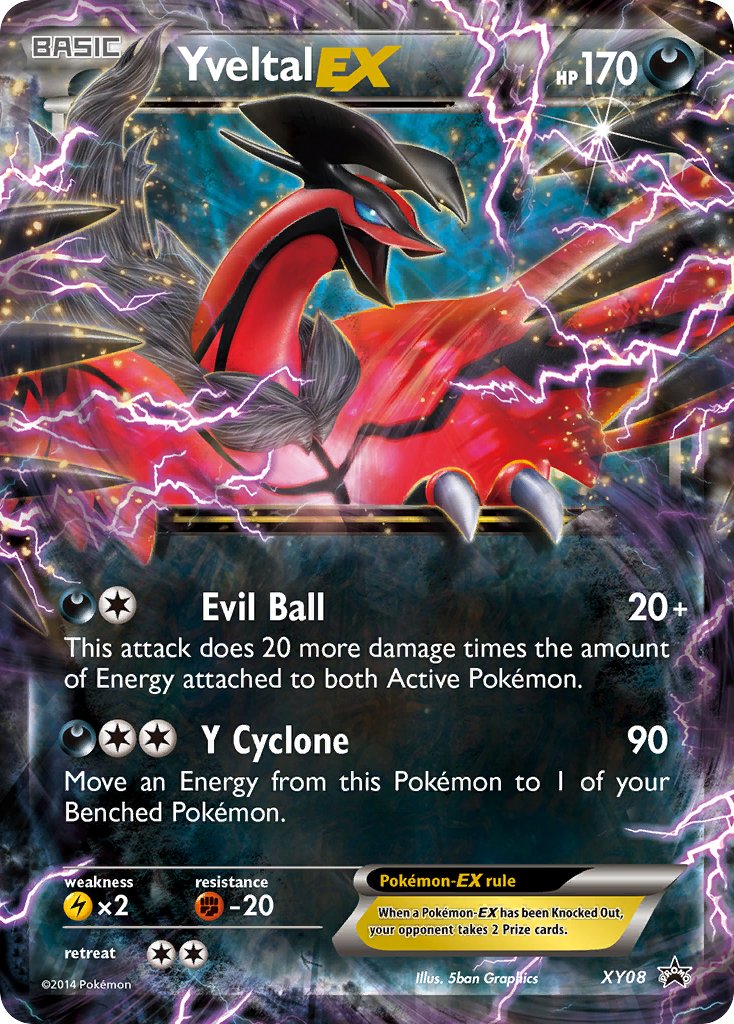 Yveltal EX (XY08) [XY: Black Star Promos] - Pokémon - Card Brawlers | Quebec | Canada |