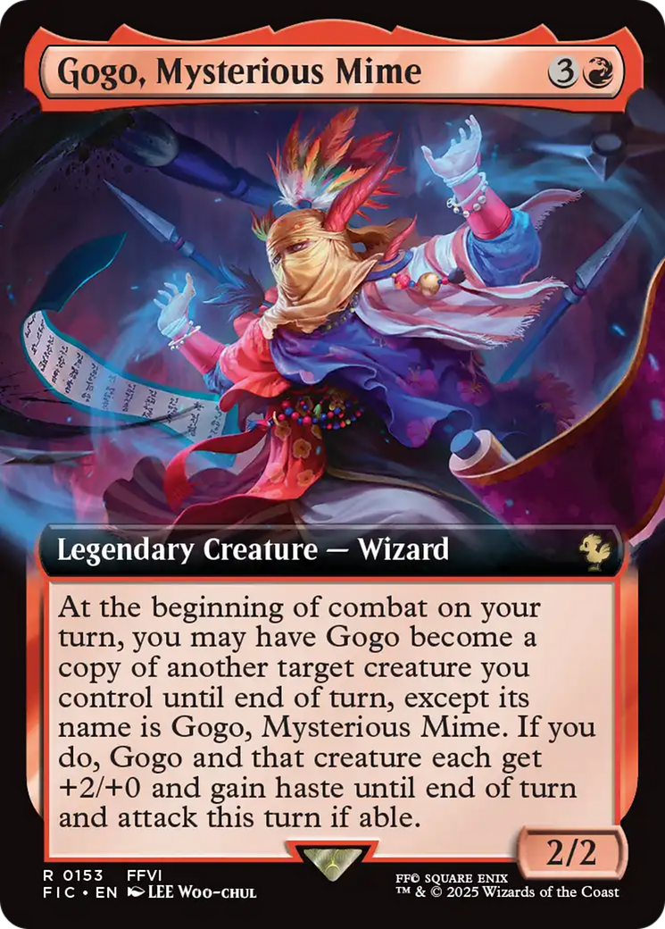 Gogo, Mysterious Mime (Extended Art) [FINAL FANTASY Commander] - Magic: The Gathering - Card Brawlers | Quebec | Canada |
