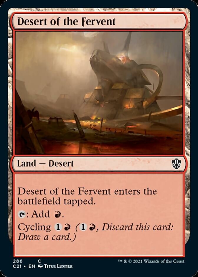 Desert of the Fervent [Commander 2021] - Magic: The Gathering - Card Brawlers | Quebec | Canada |