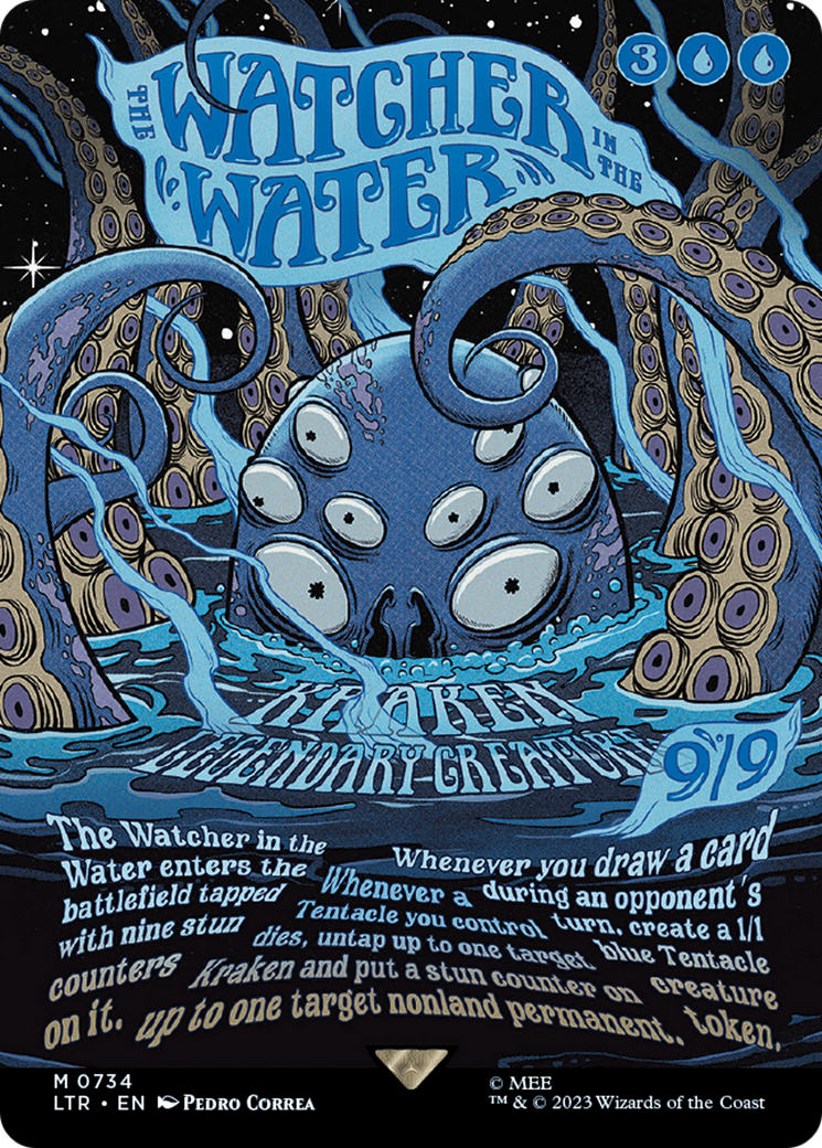 The Watcher in the Water (Borderless Poster) [The Lord of the Rings: Tales of Middle-Earth] - Magic: The Gathering - Card Brawlers | Quebec | Canada |